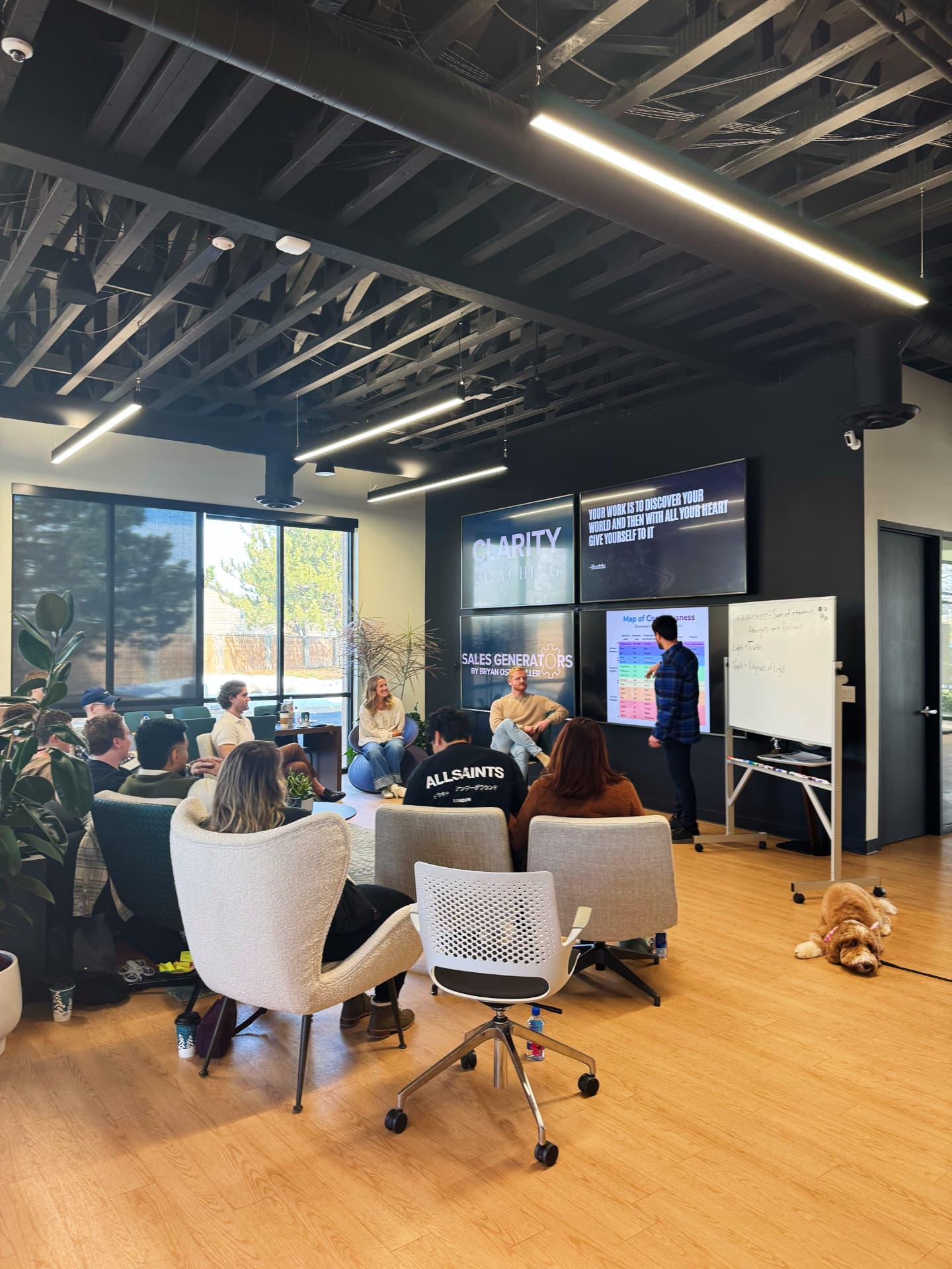 The Clarity Collective group in session